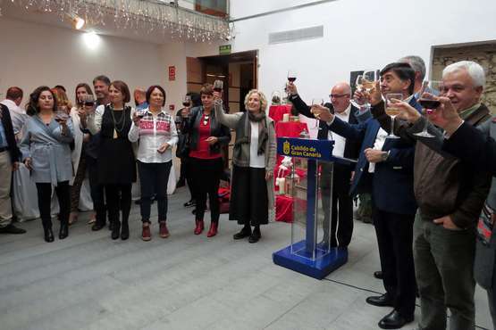 Encuentro navideño del Cabildo de Gran Canaria con los medios de comunicación (Foto TA y Acfi Press)
